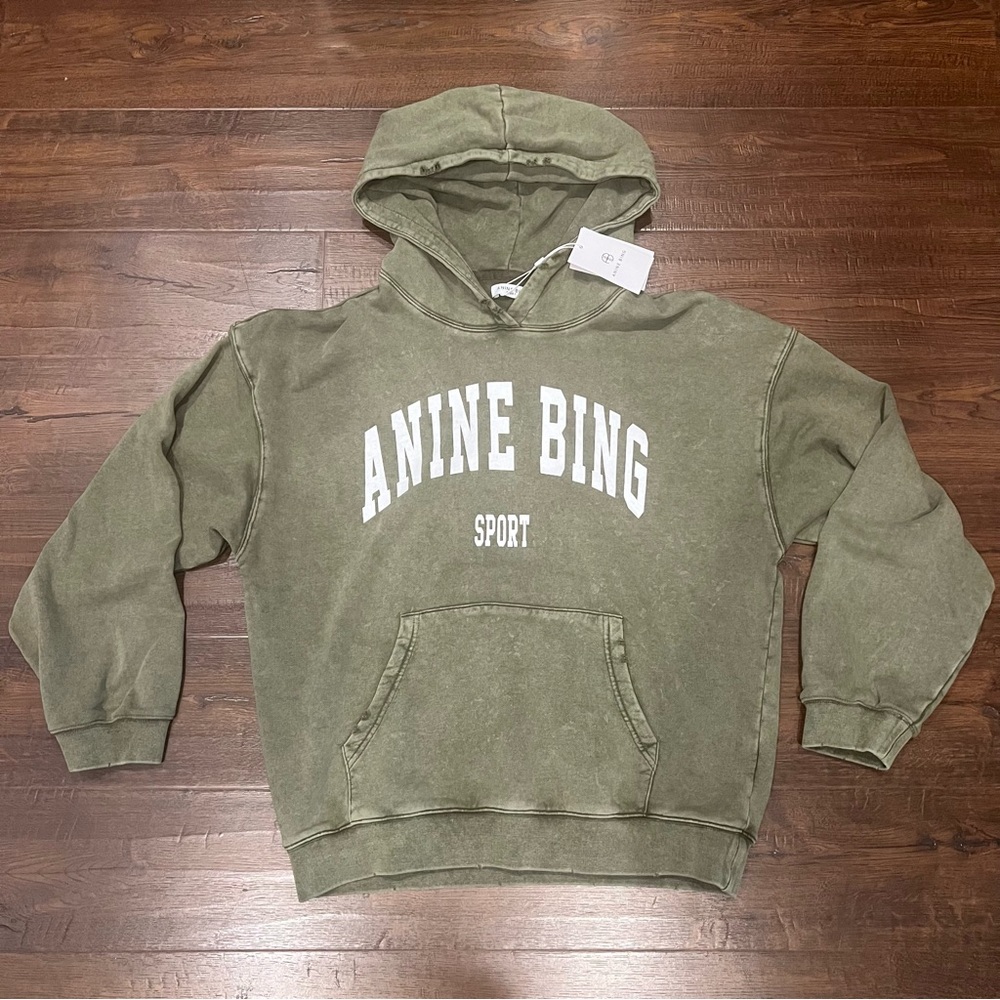 NWT Anine Bing Hooded Sweatshirt